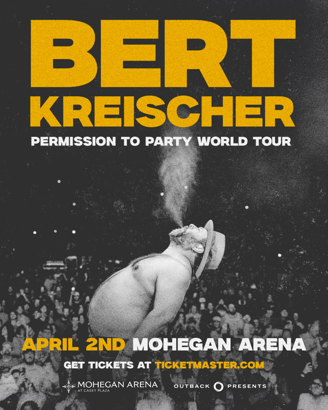 Bert Kreischer tour poster — 2026